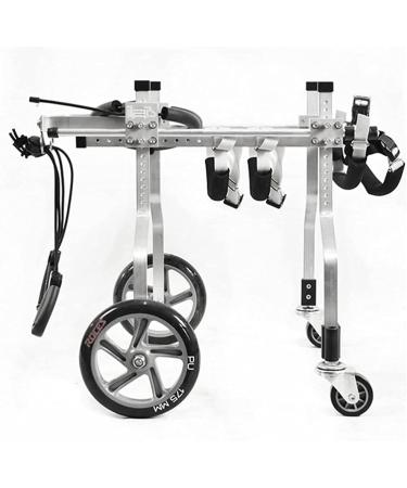 Dog Wheelchair for Hind Legs Lightweight Pet Exercise Wheels for Handicapped Dog Rehabilitation Cart 4 Wheels Adjustable Assisted Walk Car Easy Assemble for Weight 2-5.5Pounds XX - Small - Buy Online on GoSupps.com