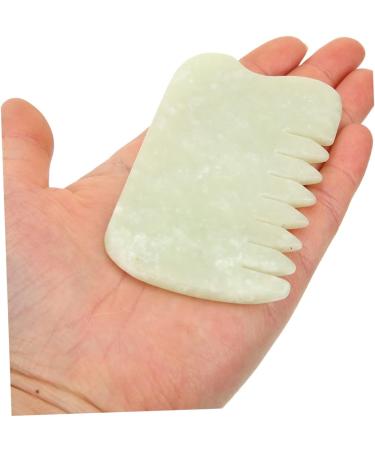 JECOMPRIS Jade Gua Sha Massage Device - Scalp Massager & Trigger Point Tool | Compact Hair Combs from Xiuyu China - Buy Online on GoSupps.com