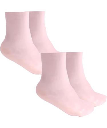 Silicone Moisturizing Socks 1 Pair Long Soft Gel Socks Anti Slip Women Foot Mask Socks Spa Pedicure for Dry Cracked Feet Softening Calluses Rough Skin S Silicone Moisturizing Socks - Buy Online on GoSupps.com