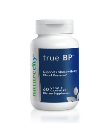 NatureCity True-BP | Supplements to Support Blood Flow for Heart Health | MegaNatural-BP 80mg 16% Oleuropein (60 Veggie Capsules) Non-GMO Gluten Free