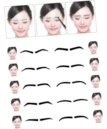  MERRYHAPY MERRYHAPY 10pcs Eyebrow Shaping Stencils Eyebrow Stencils On Eyebrow Template Eyebrow Card Eyebrow Stencils Eyebrow Shape Eyebrow Stencils - Buy Online on GoSupps.com