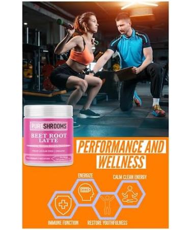 Beet Root Latte w/ Cordyceps Ginger Root Ceylon Cinnamon - Post Workout Recovery Latte. Energy Endurance Sexual Health Mushroom Coffee Substitute Alternative Caffeine Free - 125 grams 30 Servings. Made in Ontario Canada - Buy Online on GoSupps.com