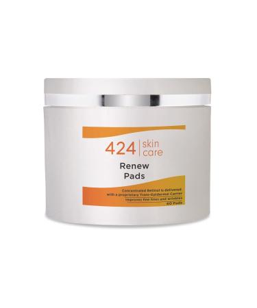 Renew Pads - Dermatologist Tested & Recommended Retinol and Vitamin C & E Treatment - Clinically Proven Formula 60 Pads