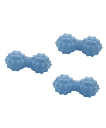 Magiclulu 3st massage ball full body massage device Yoga balls full body suits Muscle massager back massage device Double massage balls Massage balls Massage device Role Fitness full body 15 6cmx3PCs bluex3stk