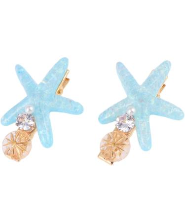 LALAFINA Bridal Barrettes Crystal Clipspearl Decoration Pearl Woman Small Fringe Blue Hairclips Mint Acrylic Lady Clip Clipsdiamond Party Headpieces - Buy Online on GoSupps.com