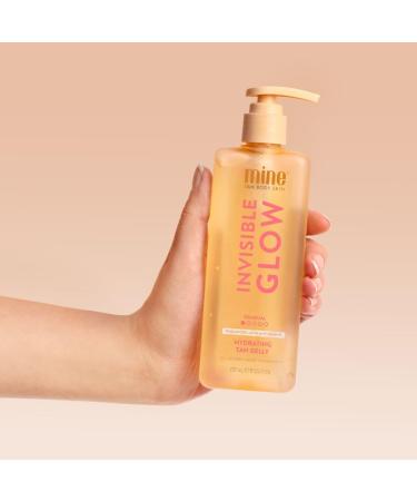 MineTan Clear Self Tanning Gel | Gradual Invisible Tan Gelly - Best Transfer Free Sunless Tanner, Hydrating, Quick Apply, Hyaluronic Acid, Use Daily for Dark Bronze Results, Face & Body, 8 Fl Oz Light/Medium - Buy Online on GoSupps.com