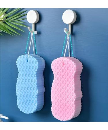 Bath Sponge Sponge Exfoliation Bath Scrub Sponge Soft Sponge Body Scrub Bath Brush Sponges Bath (Color : Pink) - Buy Online on GoSupps.com