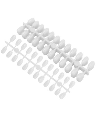Nail color card 240pcs round incorrect nail tip color card Polish gel display fan-shaped nail-type top display-polish-board practice pallet Manik re tool (natural)