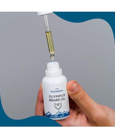 Rossberck Olympus Beard Oil | Fir Eucalyptus & Cedarwood | 30 ml | Best Beard Care for Short & Long Beards - International Shipping Available - Buy Online on GoSupps.com