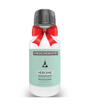 Pheromones For Women (HEROINE) - Elegant Ultra Strength Organic Fragrance Body Perfume Oil 15mL Concentrate Human Grade Pheromones to Attract Men