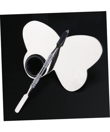 Balacoo 3pcs Makeup Palette & Nail Art Tools - Foundation Mixing Spatula & Stainless Steel Mini Plates for Perfect Nail Polish & Art - Buy Online on GoSupps.com