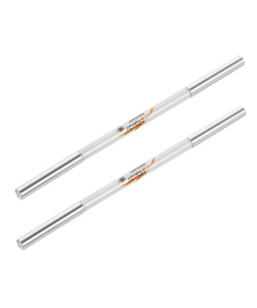 NOLITOY 2pcs Double-headed Waterproof Eyebrow Pencil Makeup Tools Lasting To Rotate 1 count (Pack of 1) Assorted Color