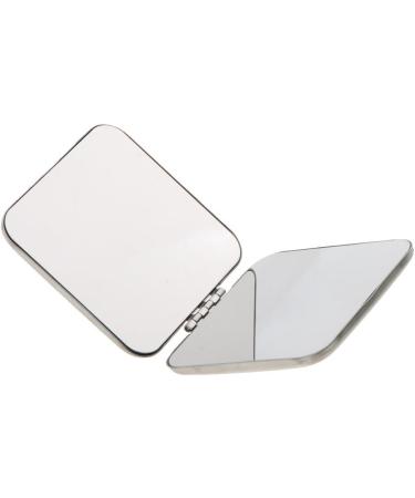 Tenlacum Metal Compact Pocket Mirror - Double Sided Portable Unbreakable Surface Silver | Perfect Travel Accessory - Buy Online on GoSupps.com