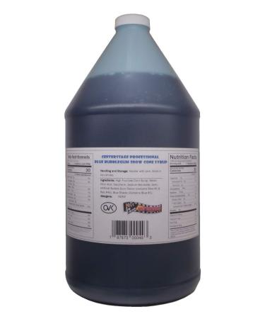 Snow Cone Syrup Blue Bubble Gum