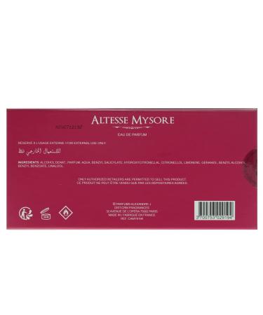 Altesse Mysore by Alexandre J Eau De Parfum 3.3 oz Spray - Buy Online on GoSupps.com
