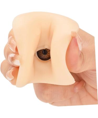 Professional Mold Reusable Blank Skin Silicone Up Simulated Left Eye Tool Make Practicing Practice 6.9x5.2cm As Shown 2 - Buy Online on GoSupps.com