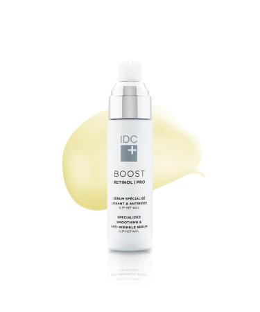 IDC Dermo Boost Retinol Pro Anti Wrinkle Night Serum - 1 fl oz - Anti Wrinkle & Resurfacing 0.3% Pure Retinol + 1.5% Phytoretinol Serum For All Skin Types - Shea Butter & Biopeptide Anti-Aging Serum