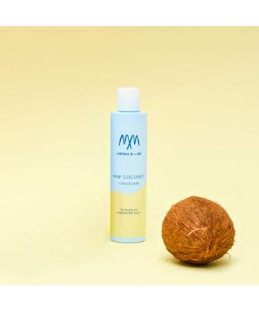 Mermaid + ME RAW Coconut Conditioner 200 ml | Nourishing Coconut Oil Hair Rinse | Sweet Coconut Fragrance | International Shipping Available - Buy Online on GoSupps.com