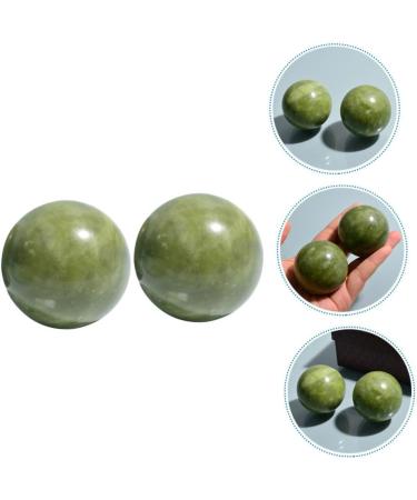 Magiclulu 8 STK Handball Massage Roller Balls - Chinese Jade Massage Tools for Hand Therapy & Meditation | International Shipping - Buy Online on GoSupps.com