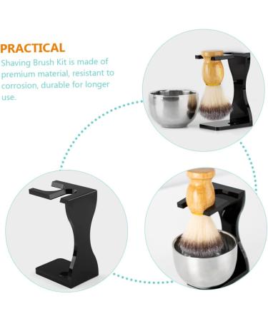 Fomiyes Men's Shaving Brush Set - 3 Razor Kits for Beards | Personal Shave Care Gift | Premium Wood & Metal Design - Buy Online on GoSupps.com