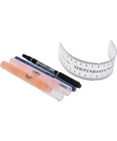 Hemoton 3pcs Microblading Oil Eyebrow Permanent Pen Ladies Kit for Ruler Marker Eraser Makeup Wmtz_ - Buy Online on GoSupps.com