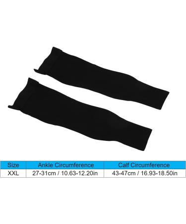 Thigh High Compression Sleeves for Legs Women Long Compression Stockings Thigh Calf Support Socks Toeless for Swelling Varicose Veins (XXL) XX-Large - Buy Online on GoSupps.com