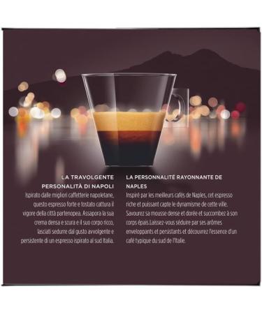  G n rique DOLCE GUSTO Espresso Napoli - Intense coffee capsules - 16 doses - 128g of authentic flavors - Enjoy a personalized coffee break! - The Set Of 3 - Buy Online on GoSupps.com