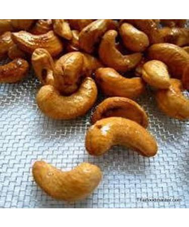 Jaiccha Ghasitaram Rakhi Gifts for Brothers Rakhi Dryfruits - Desi Ghee Fried Salted Cashews 200 GMS in Black Paper Pouch with Rudraksh Rakhi - Buy Online on GoSupps.com