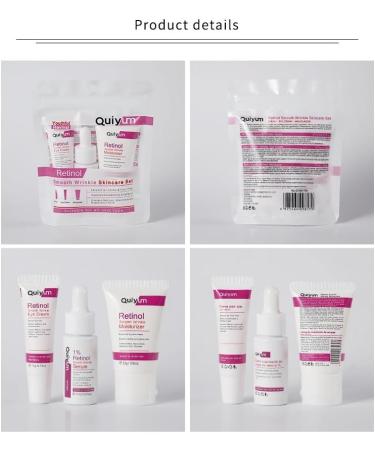 Retinol Travel Kit Anti-Aging Skin Care for Teen Girls Skin Care Products for Travel or First Timer Cleansing Treatment and Moisturizing with Serum Cream - Buy Online on GoSupps.com