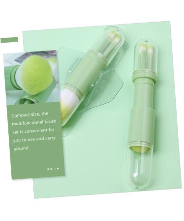 FOMIYES 2 Sets Telescopic Makeup Brush - Green Travel Powder & Blush Brush - Retractable Multitool for On-the-Go Beauty - Buy Online on GoSupps.com
