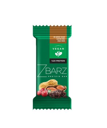 Zbarz protein bar vegan & without sugar addition (peanut cocoa 12 x 35g) - fitness protein bar without chocolate & milk - sugar -free sweets & healthy snacks - protein bar bar peanut cocoa