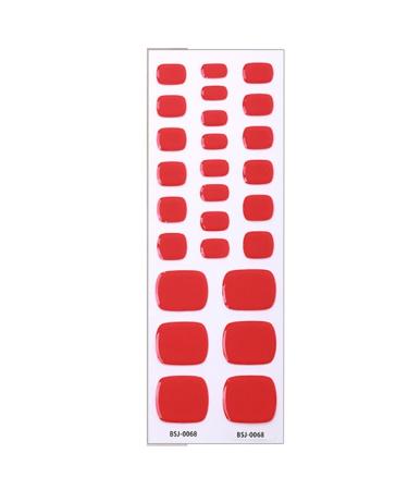 Semi Cured Gel Toe Nail Strips Long Lasting Gel Nail Stickers Waterproof Nail Wraps UV Nail Polsih Stickers for Women Gel Toe Nail Stickers Waterproof Gel Toe Nail Decals Long Lasting Gel Toe Nail