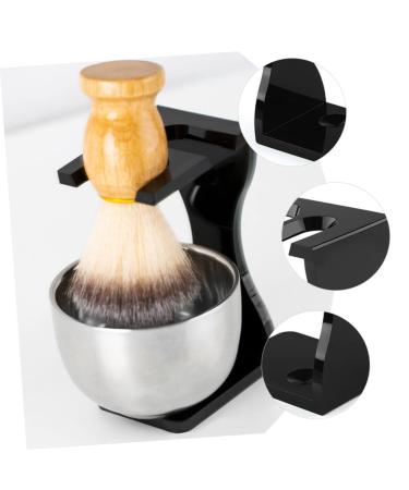 Premium Acrylic Beard Brush & Razor Holder | Shaving Tool Stand for an Organized Grooming Experience - Buy Online on GoSupps.com