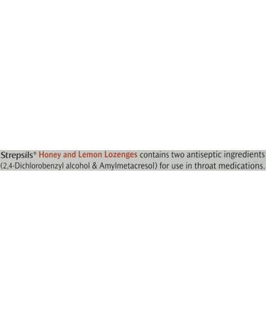 Strepsils Honey & Lemon Lozenges 16s | Gluten Free Sore Throat Relief | Soothes & Fights Infection | Works in 5 Mins - Buy Online on GoSupps.com