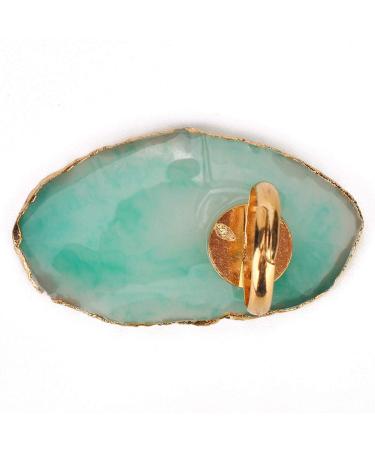 Fingernail Rings & Nail Art Polish Holder - Green Mini Manicure Tool for Display & Photography Props - Buy Online on GoSupps.com