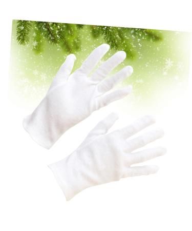 SOLUSTRE 12 Pairs Industrial Hand Moisturizer Stretchable Lining Glove Cosmetic Moisturizing Working Warm Hand Spa White M:22X9cm White - Buy Online on GoSupps.com