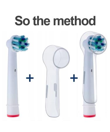 8-Pack Protective Covers for Electric Toothbrush Heads - Compatible Toothbrush Caps | Universal Protective Caps for Oral Care - Buy Online on GoSupps.com