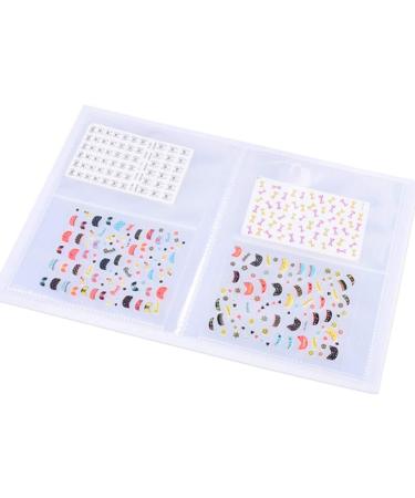 Nail Stickers Nail Art Sticker Nail Polish Stickers Nail Sticker Organizer Nail Stencils Organizer Nail Sticker Holder Nail Sticker Binder 3d Storage Bag Portable - Buy Online on GoSupps.com