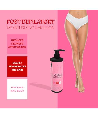 Miss Cire Post Depilatory Moisturizing Emulsion | Soothes & Revitalizes Skin After Waxing | Ideal for Dry Skin | Nourishes & Hydrates - 8 Fl Oz - Buy Online on GoSupps.com