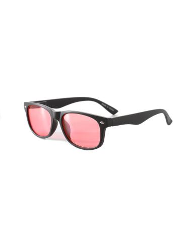 SomniLight FL-41 Light Sensitivity Glasses for Florescent Light Sensitivity Photophobia and Migraines (Wayfarer Style)