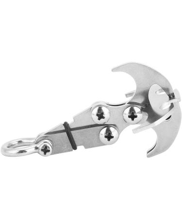Stainless Steel Climbing Claw - Foldable Grappling Hook & Carabiner for Outdoor Survival Mountaineering & Hiking - Buy Online on GoSupps.com