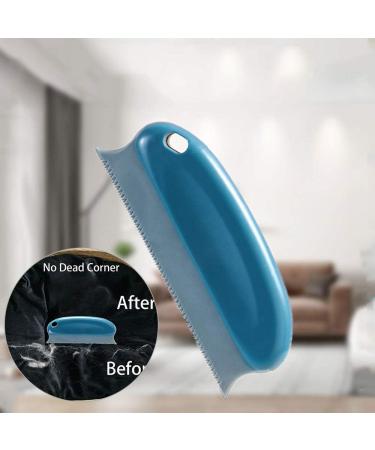 Pet Hair Remover Brush Dog & Cat Hair Remover Efficient Pet Hair Brush Safe for Cleaning Pet Fur Lint from Car Funiture Carpets Bed Sheet Sofa and Clothes (Dark Blue) - Buy Online on GoSupps.com