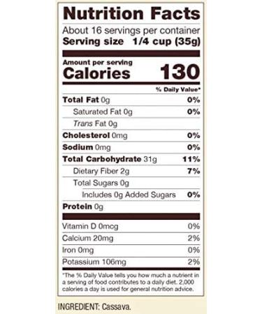 Bob's Red Mill Cassava Flour Grain Free 567 Grams - Buy Online on GoSupps.com