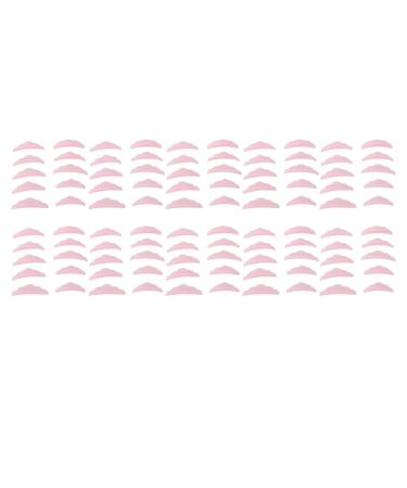 Lash Perm Lift Rods Easy to Clean Deformation Proof Soft Silicone 50 Pairs Eyelash Curl Lifting Shield for Individual Use