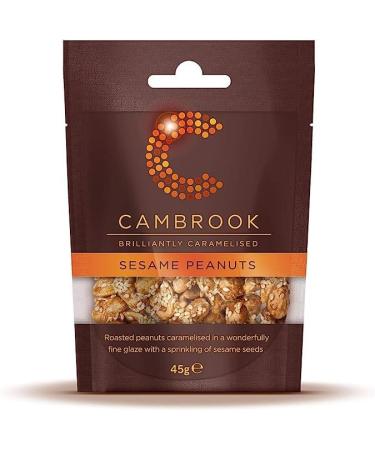 Cambrook | Almonds Hickory Smoke Seasoned 45g | Peanuts Caramelised Sesame Seeds 45g | Sweet Chilli Peanuts & Cashews 45g by Food Sanctuary - Buy Online on GoSupps.com