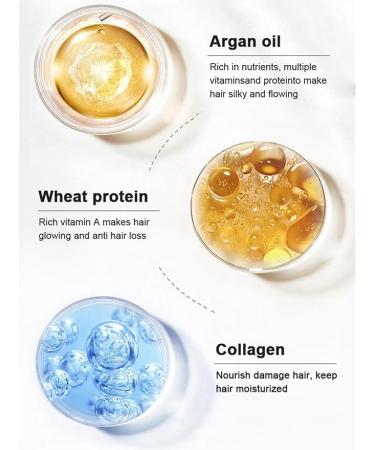 Karsell Hair Mask Collagen Treatment - Deep Repair Argan Oil Essence for All Hair Types 16.9oz (500ml) - Nourish & Revitalize Dry Damaged Hair - Buy Online on GoSupps.com