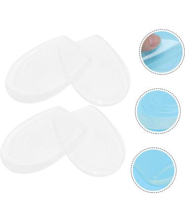 4 Pairs Silicone Heightening Insoles - Massage Cushion Heel Support Pads for Increased Height & Comfort - Buy Online on GoSupps.com