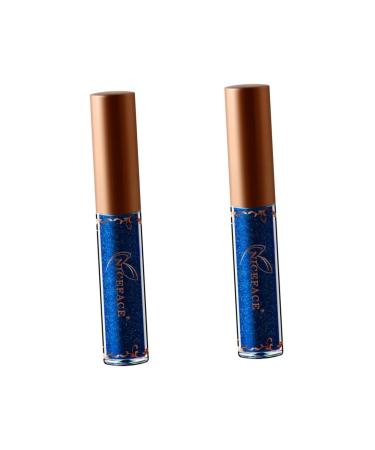 FOMIYES 2pcs Liquid Eyeliner Colorful Eyeliner Pen Metallic Eyeliner Eye Shadow Glitter Powder Flash Miss 1 count (Pack of 1) As Shownx2pcs