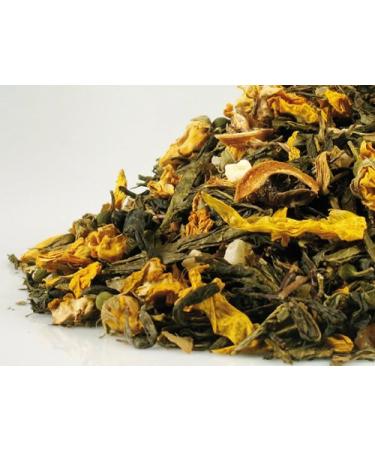 TeeFARBEN Iced green lemongrass Caipirinha tea 100g in an aroma-preserving pack
