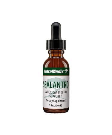 NutraMedix Sealantro Detox Drops - Chlorella, Cilantro & Red Seaweed Extracts for Detox & Cleansing Support - Bioavaiable Liquid Herbal Supplement for Herbal Detox & Antioxidant Support (1oz / 30ml)